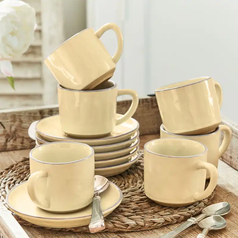 Top-Preis Tasse mit Untertasse 6er Set Biarré