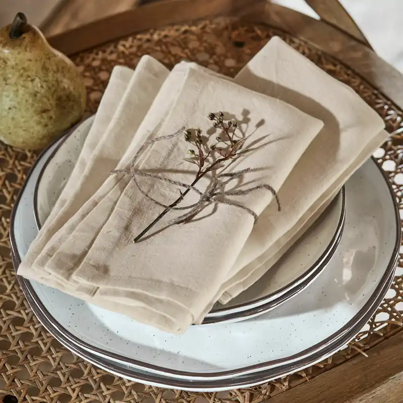 Serviette 4er Set Ghis Echt