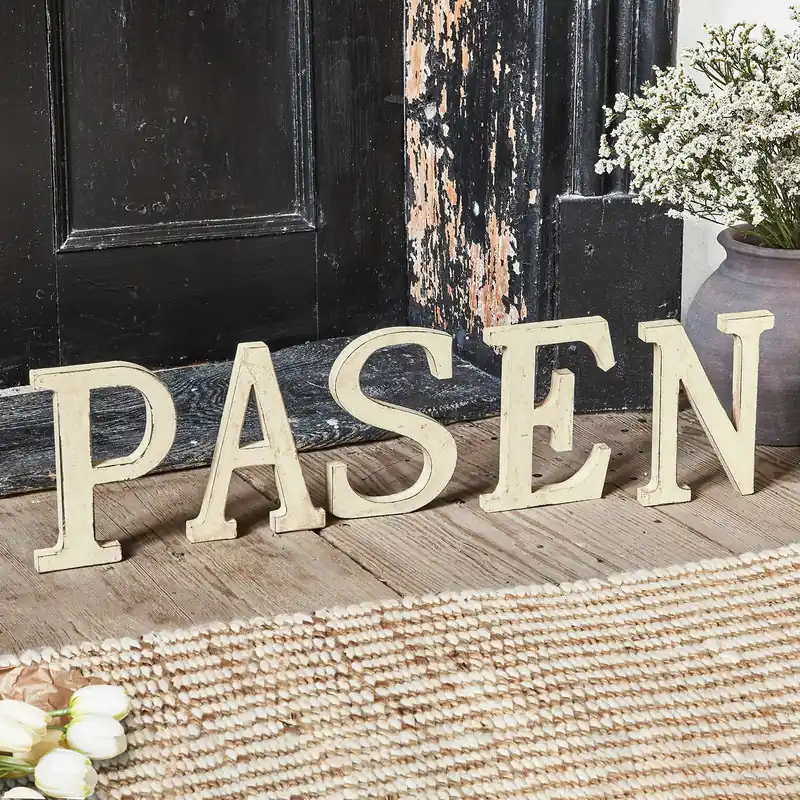 Deko-Buchstaben PASEN Highlight