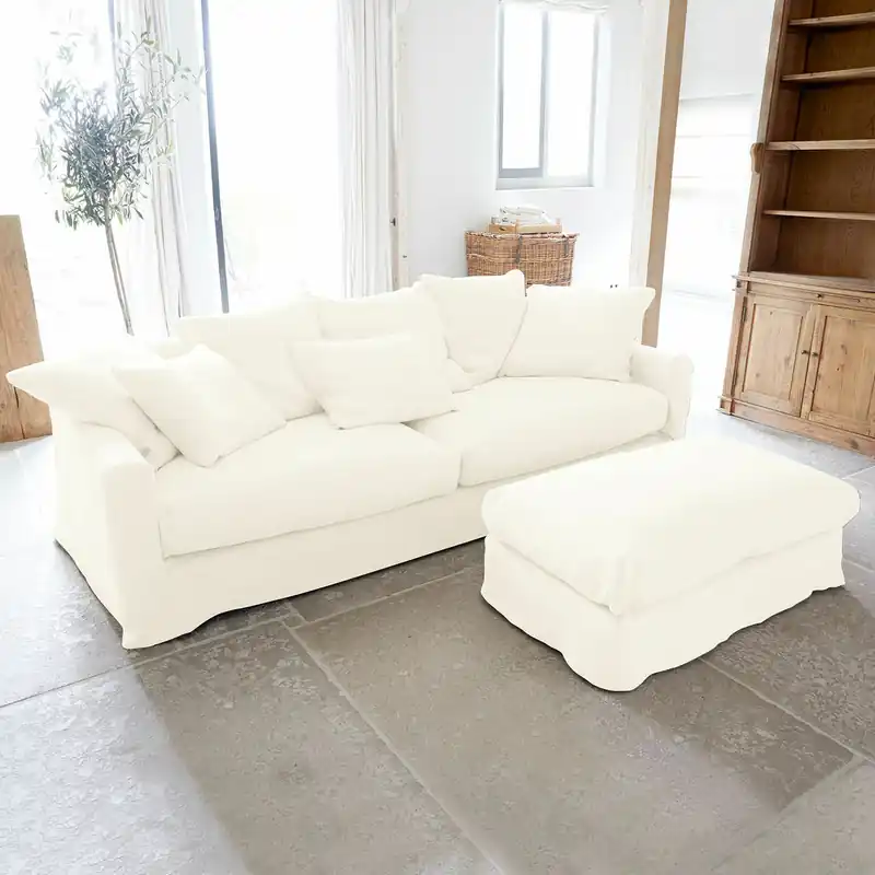 Sofa mit Hocker Vantoux Knallerangebot