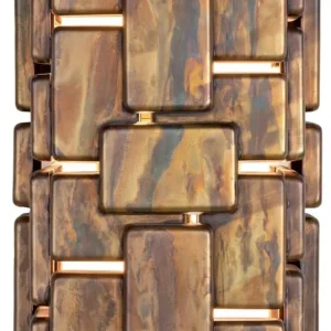 Wochenendangebot Casa Padrino Designer Wandleuchte oxidiertes Messing 25 x 21 x H. 36 cm - Luxus Kollektion