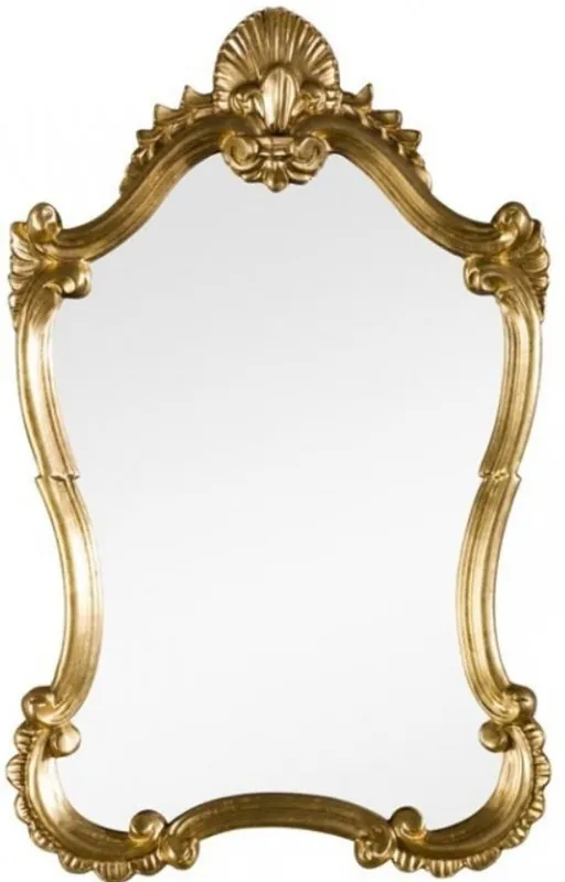 Neu Casa Padrino Luxus Barock Wandspiegel Gold 46 x 5 x H. 73 cm - Wohnzimmer Spiegel - Garderoben Spiegel - Prunkvoller Spiegel im Barockstil