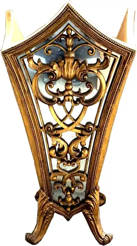 Top-Angebot Massiver Casa Padrino Barock Luxus Schirmständer Gold mit Spiegelglas - Hotel Interior Luxus Kollektion - Limited Edition