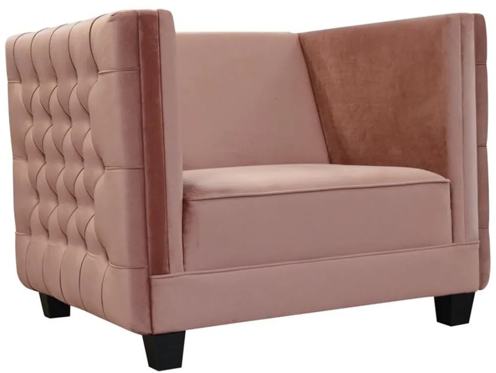 Must-Have Casa Padrino Luxus Chesterfield Samt Sessel 102 x 84,5 x H. 80 cm - Verschiedene Farben - Chesterfield Möbel