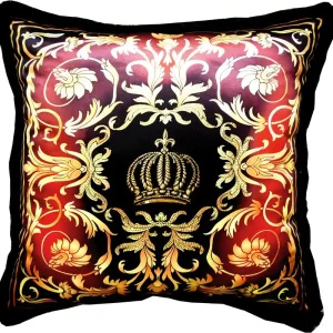 Top-Seller Riesiges XXL Luxus Barock Kissen Pompöös by Casa Padrino von Harald Glööckler 80 x 80 cm mit funkelnden Glitzersteinen