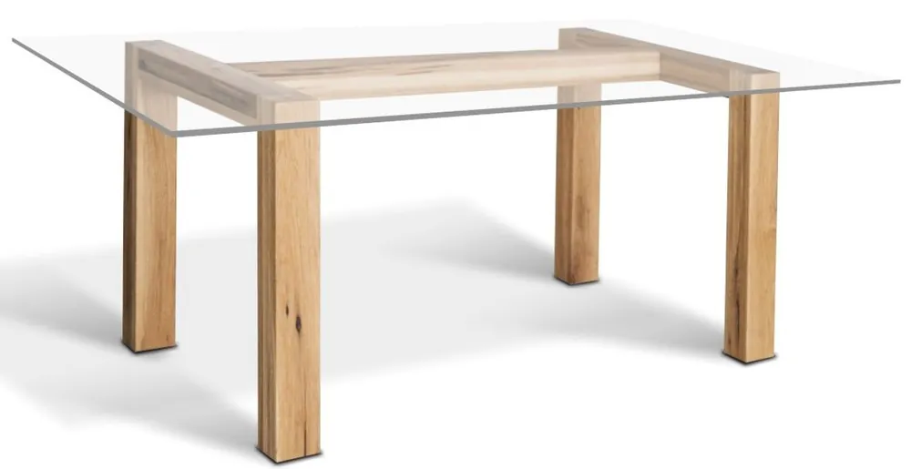 Casa Padrino Luxus Esstisch 180 x 90 x H. 77 cm - Verschiedene Farben - Moderner Küchentisch mit Glasplatte - Esszimmermöbel Jetzt Kaufen
