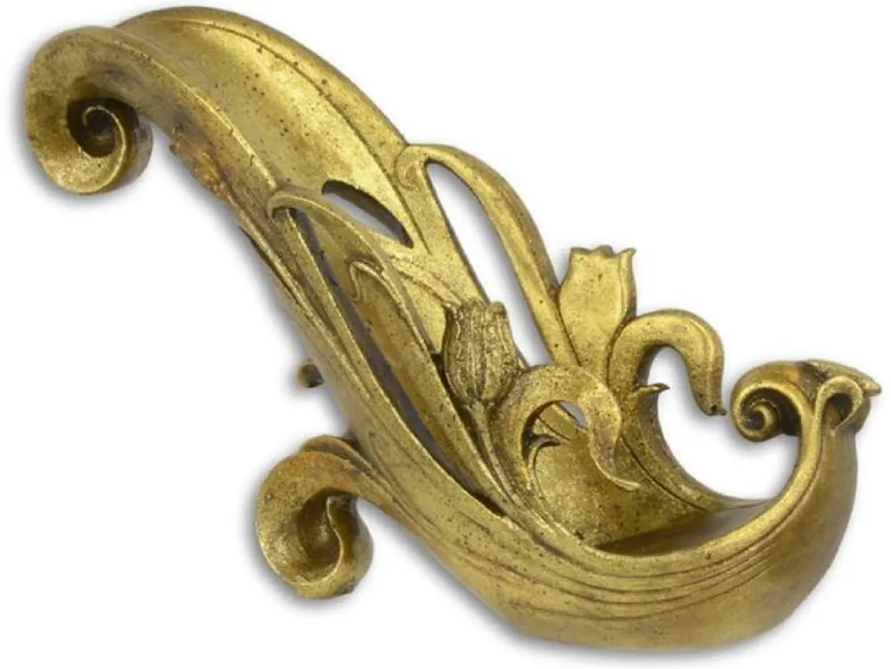 Casa Padrino Barock Kunstharz Weinflaschenhalter Antik Gold 24,2 x 12 x H. 15,8 cm - Deko Accessoires im Barockstil Jetzt Bestellen