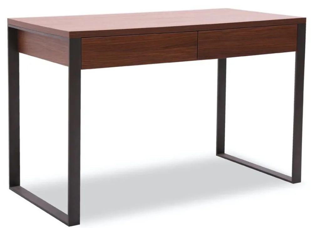 Garantierte Lieferung Casa Padrino Luxus Schreibtisch 120 x 60 x H. 78 cm - Verschiedene Farben - Moderner Schreibtisch mit 2 Schubladen und pulverbeschichteten Stahlbeinen