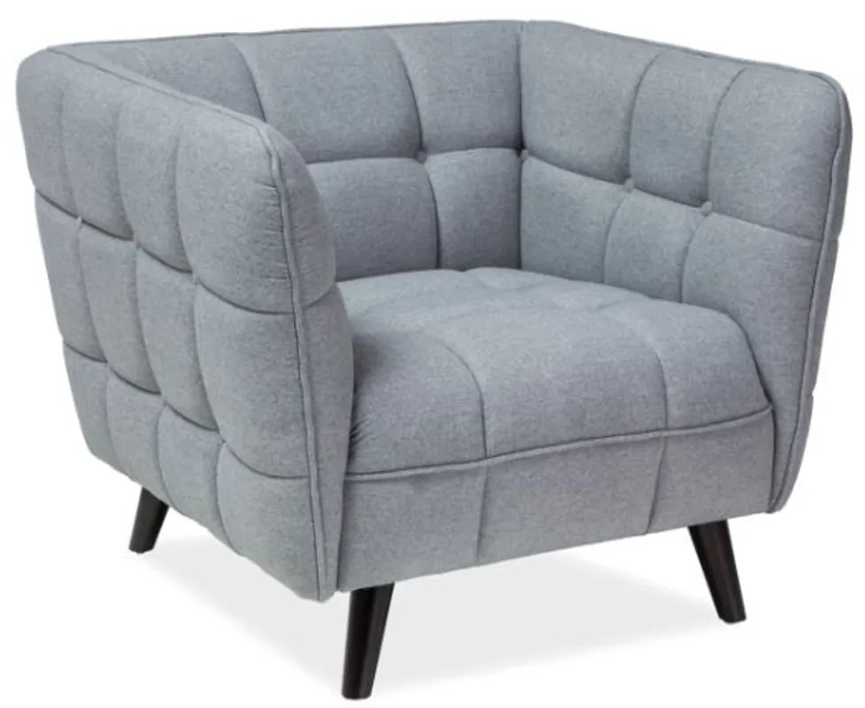 Casa Padrino Luxus Wohnzimmer Sessel Grau / Schwarz 92 x 85 x H. 78 cm - Wohnzimmermöbel Heißes Angebot
