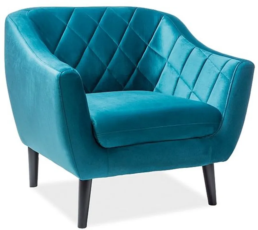 Casa Padrino Luxus Samt Sessel 105 x 85 x H. 83 cm - Verschiedene Farben - Wohnzimmer Sessel - Wohnzimmer Möbel Billig
