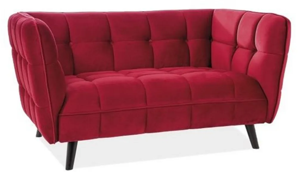 Casa Padrino Luxus Wohnzimmer Sofa mit edlem Samtstoff 145 x 85 x H. 78 cm - Luxus Möbel Top-Preis