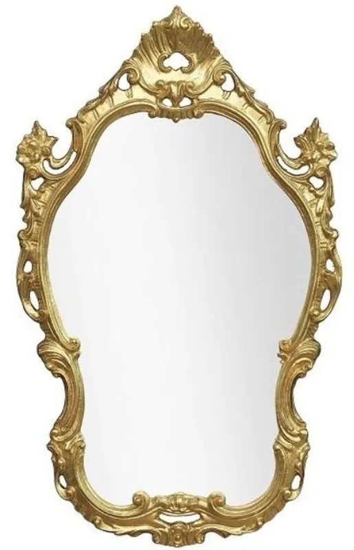 Top-Angebot Casa Padrino Luxus Barock Spiegel Gold 55 x 4 x H. 86 cm - Prunkvoller Wandspiegel im Barockstil - Luxus Qualität - Made in Italy