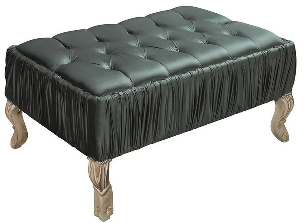 Bestseller Casa Padrino Luxus Barock Couchtisch Grün / Creme / Beige 90 x 60 x H. 45 cm - Wohnzimmertisch mit Glitzersteinen - Wohnzimmer Möbel im Barockstil