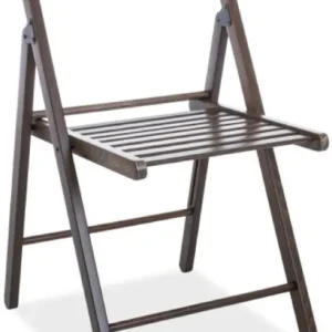 Zertifiziert Casa Padrino Luxus Klappstuhl Dunkelbraun 40 x 43 x H. 78 cm - Massiver Buchenholz Stuhl - Holzstuhl mit Tragegriff