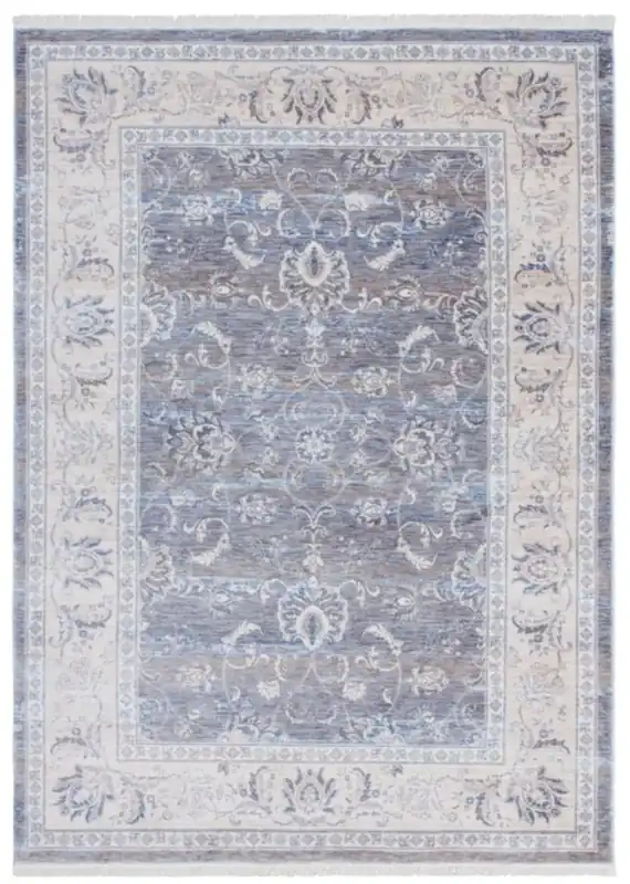 Neue Ware Casa Padrino Wohnzimmer Teppich Grau - Verschiedene Größen - Rechteckiger Teppich im Vintage Look - Wohnzimmer Deko