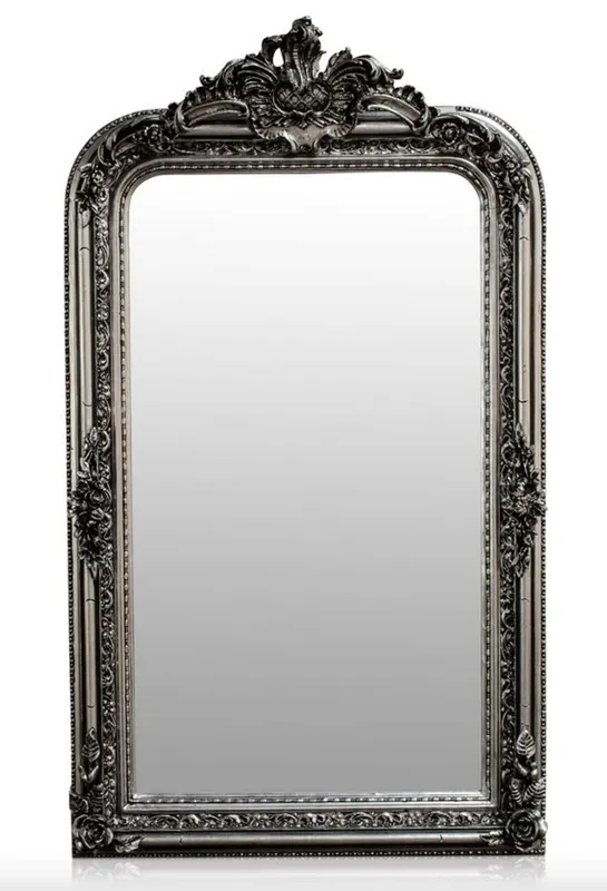 Casa Padrino Barock Spiegel Silber Antik Stil 90 x H. 160 cm - Wandspiegel Möbel Bestpreis
