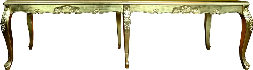 Riesiger Langer Casa Padrino Barock Luxus Esstisch Gold 300 cm x 100 cm - Esszimmer Tisch - Made in Italy - Luxury Collection Bestseller