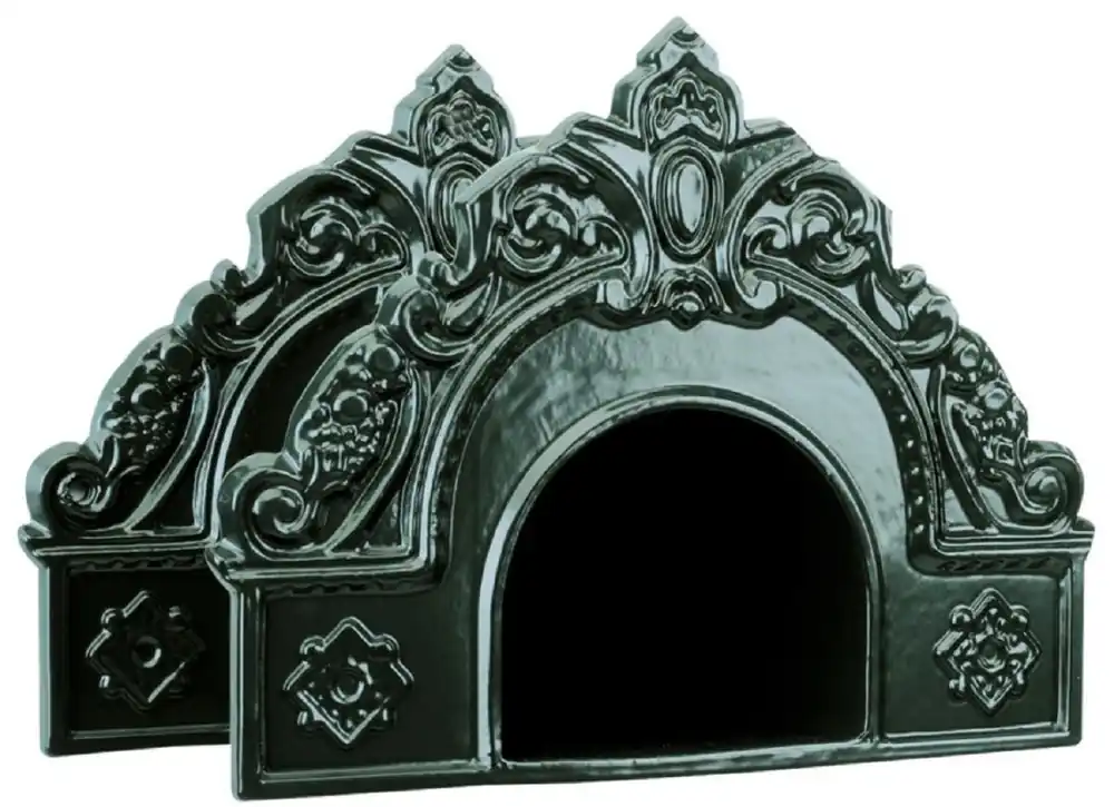 Casa Padrino Jugendstil Gartenschlauch Wandhalter Grün 33 x 18 x H. 25 cm - Nostalgische Aluminium Schlauch Wandhalterung - Barock & Jugendstil Garten Accessoires Kracherpreis
