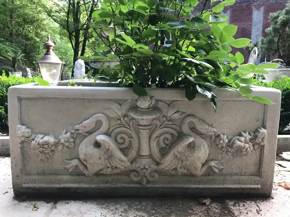 Direkt Vom Hersteller Casa Padrino Barock Blumenkübel Antik Stil 36 x 81 x H. 43 cm - eckiges Blumengefäß im Barockstil - Blumenkübel - Pflanzkübel Jugendstil