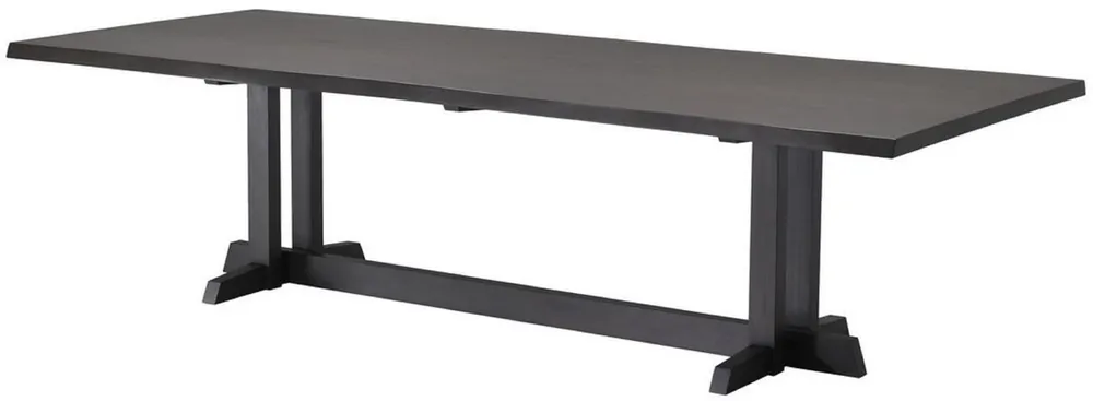 Casa Padrino Luxus Mahagoni Esstisch Mokkafarben 290,5 x 128 x H. 77 cm - Massivholz Küchentisch - Rechteckiger Esszimmertisch - Luxus Esszimmer Möbel Solange Der Vorrat Reicht