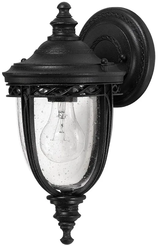Casa Padrino Barock Außenwandleuchte Schwarz 16,5 x 19 x H. 32 cm - Elegante Balkon Garten Terrassen Außenleuchte - Außenbeleuchtung im Barockstil Billig