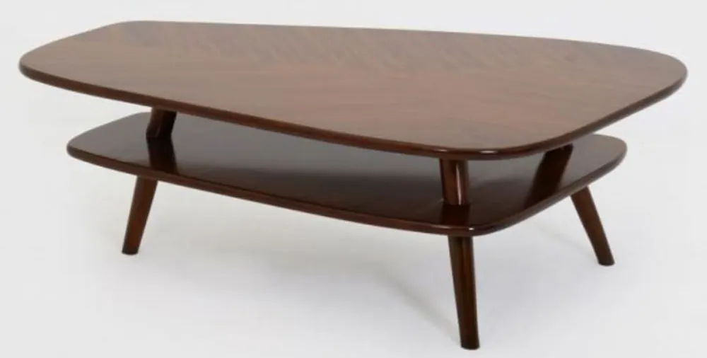 Casa Padrino Luxus Couchtisch Dunkelbraun 105 x 84 x H. 39 cm - Massivholz Wohnzimmertisch - Luxus Wohnzimmer Möbel Wochenendangebot