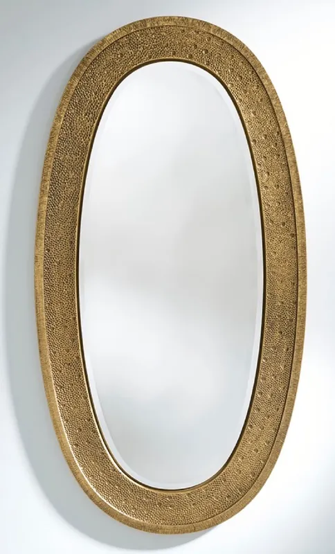 Rabatt Casa Padrino Luxus Spiegel Gold 89 x 5 x H. 170 cm - Eleganter Ovaler Wandspiegel - Garderoben Spiegel - Wohnzimmer Spiegel - Luxus Deko Accessoires