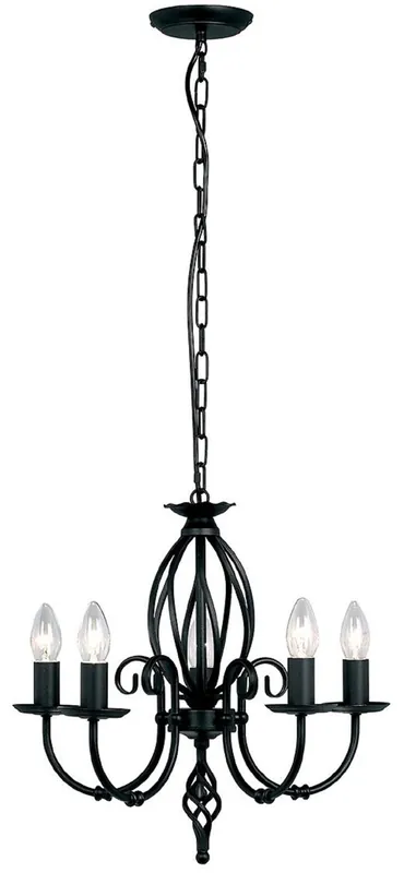 Casa Padrino Barock Kronleuchter Schwarz Ø 47 x H. 45 cm - Eleganter Wohnzimmer Kronleuchter - Kronleuchter im Barockstil Jetzt Kaufen