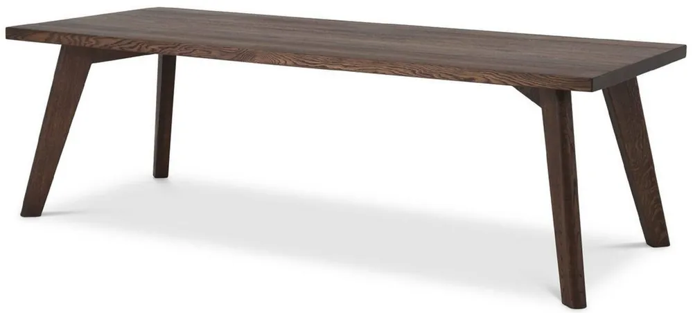 Beliebt Casa Padrino Luxus Massivholz Esstisch Braun 240 x 100 x H. 76 cm - Rechteckiger Eichenholz Küchentisch - Luxus Massivholz Esszimmer Möbel