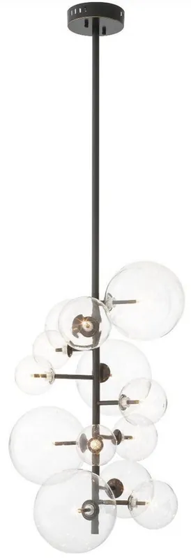Sichere Zahlung Casa Padrino Luxus Halogen Kronleuchter Bronzefarben 26 x 26 x H. 71 cm - Moderner Kronleuchter mit runden Glas Lampenschirmen - Luxus Kollektion