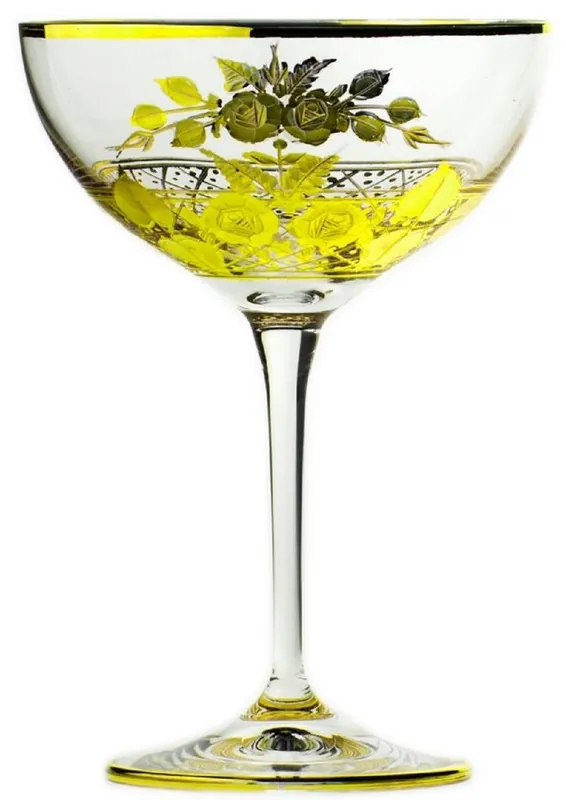 Preiswert Casa Padrino Luxus Barock Champagnerglas 6er Set Gold Ø 11,5 x H. 16 cm - Handgefertigte und handgravierte Champagner Gläser - Hotel & Restaurant Accessoires - Luxus Qualität
