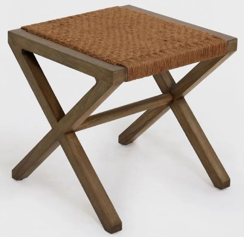 Casa Padrino Luxus Beistelltisch Braun 50 x 50 x H. 50 cm - Massivholz Tisch - Wohnzimmer Möbel - Luxus Qualität Jetzt Bestellen