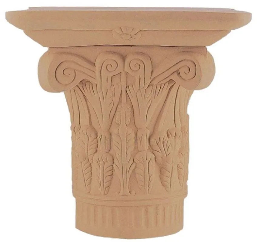 Beliebt Casa Padrino Barock Säule Terracotta 80 x 80 x H. 73 cm - Handgefertigte Keramik Deko Säule - Barock Garten Terrassen Deko