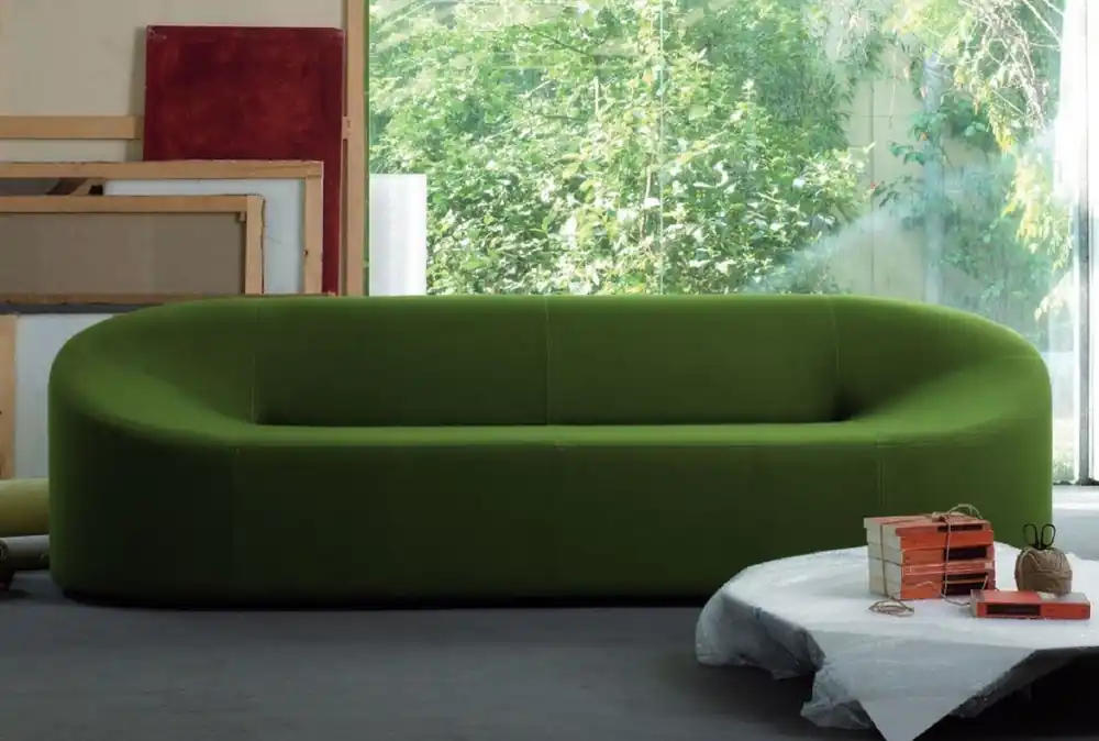 Sale Casa Padrino Designer Sofa Grün 315 x 82 x H. 70 cm - Wohnzimmer Sofa - Loft Sofa - Hotel Sofa - Lobby Sofa - Luxus Qualität