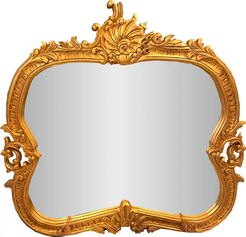 Casa Padrino Barock Spiegel Gold - Handgefertigter Massivholz Wandspiegel im Barockstil - Antik Stil Garderoben Spiegel - Wohnzimmer Spiegel - Goldene Barock Möbel Sonderangebot