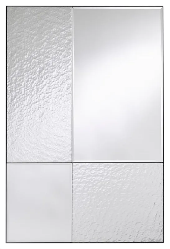 Casa Padrino Luxus Wandspiegel Schwarz 80 x 2 x H. 120 cm - Hotel & Restaurant Spiegel - Luxus Kollektion Top-Angebot