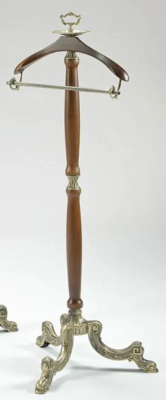 Must-Have Casa Padrino Luxus Barock Dressboy Braun / Bronzefarben 45 x 45 x H. 127 cm - Edler Messing Kleiderständer - Barock Hotel Garderoben Möbel
