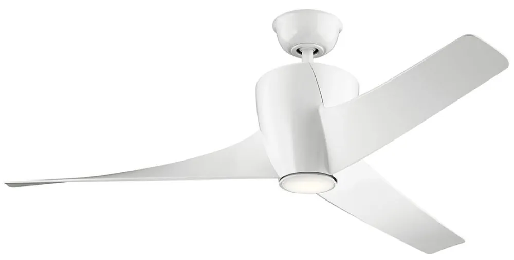 Preisknaller Casa Padrino Luxus Deckenventilator Weiß 142 x H. 41 cm - Moderner dimmbarer Ventilator mit LED Beleuchtung und Fernbedienung - Luxus Accessoires