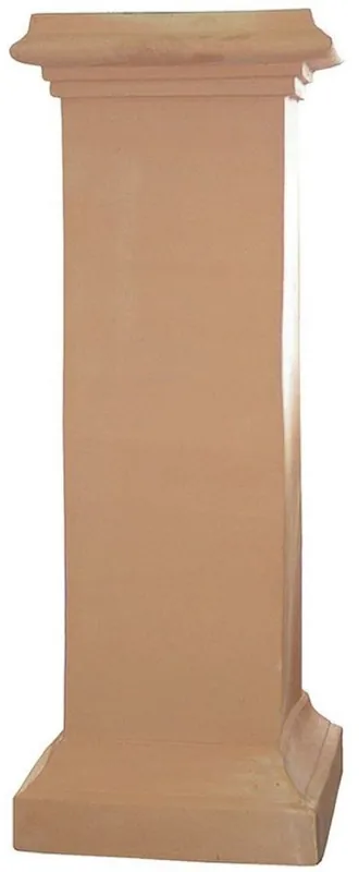 Neue Kollektion Casa Padrino Barock Säule Terracotta 39 x 39 x H. 102 cm - Handgefertigte Keramik Deko Säule - Barock Garten Terrassen Deko
