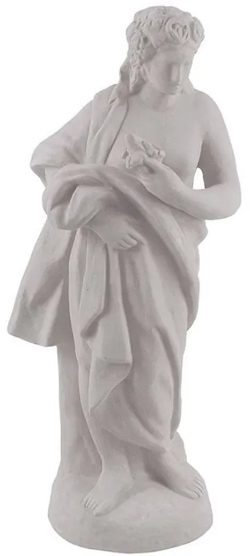 Günstig Casa Padrino Luxus Jugendstil Deko Skulptur Dame Grau H. 93 cm - Prunkvolle Keramik Statue - Handgefertigte Deko Figur - Garten & Terrassen Deko Accessoires