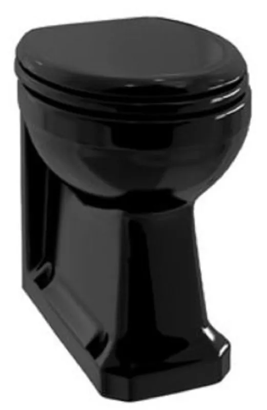 Solange Der Vorrat Reicht Casa Padrino Luxus Jugendstil WC Schwarz 36 x 42,5 x H. 47,5 cm - Badezimmer Möbel - Luxus Qualität