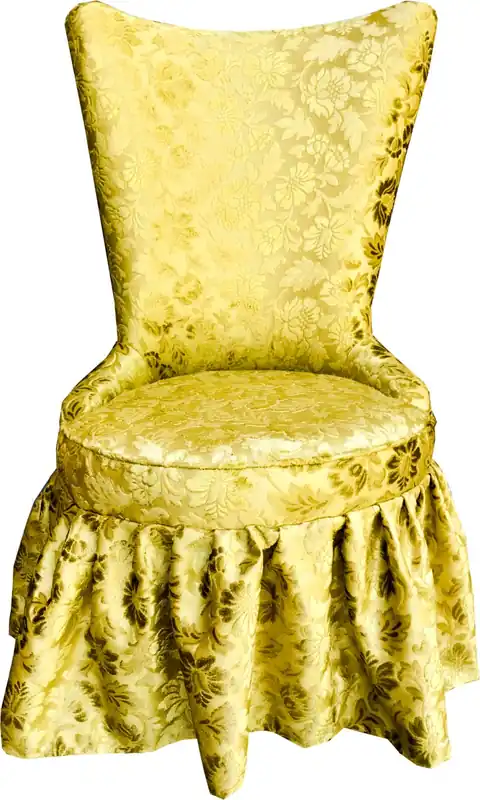 Pompöös by Casa Padrino Luxus Barock Schloss Esszimmerstuhl Gold Bouquet Muster / Gold- Pompööser Barock Stuhl designed by Harald Glööckler Markenware