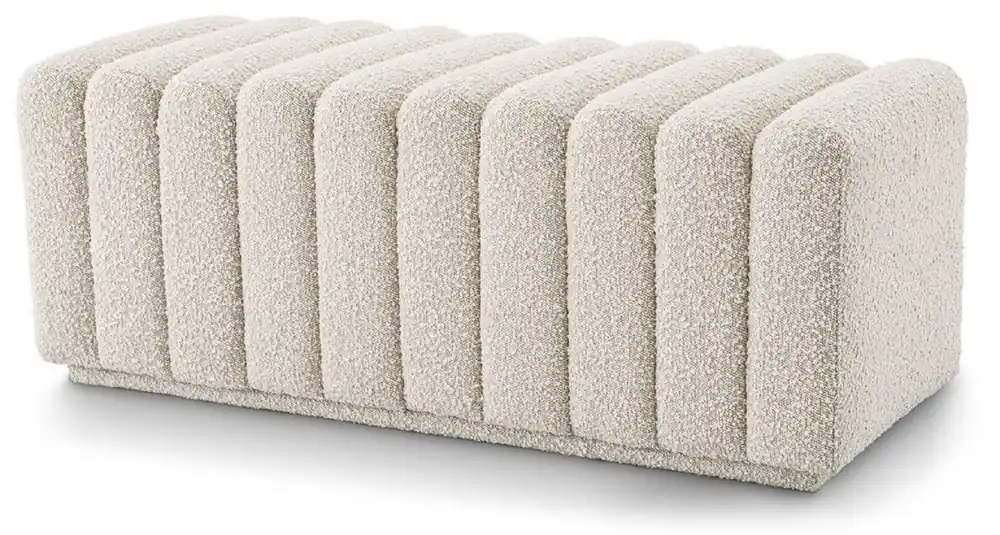 Beliebt Casa Padrino Luxus Sitzbank Cremefarben 116 x 47 x H. 46 cm - Gepolsterte Wohnzimmer Bank - Wohnzimmer Möbel - Hotel Möbel - Luxus Möbel
