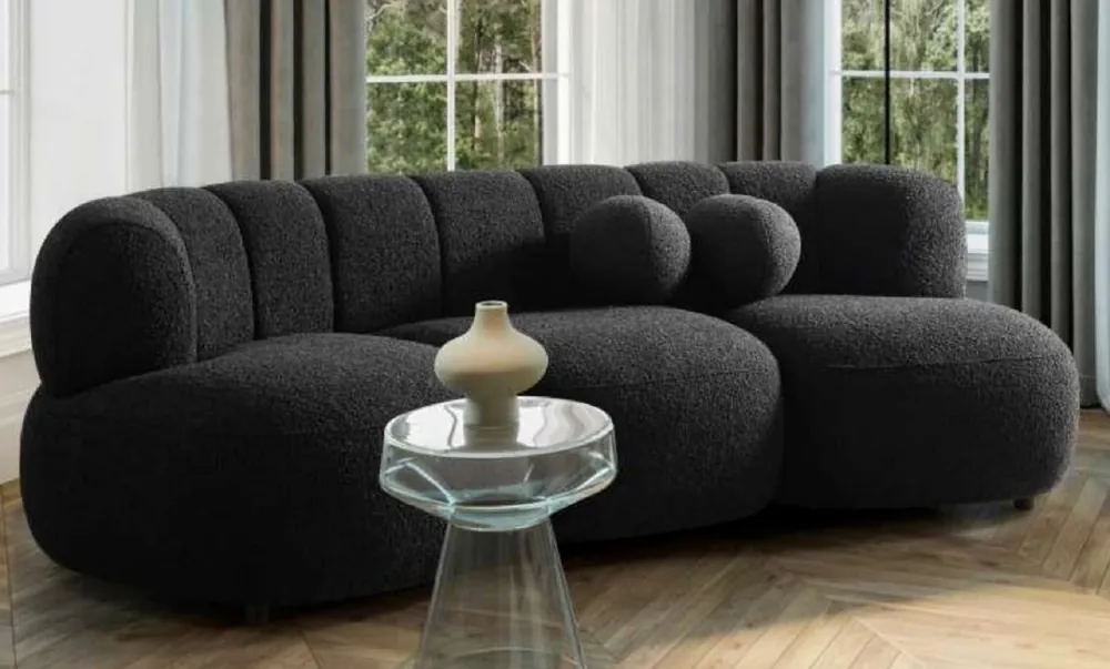 Geprüft Casa Padrino Luxus Sofa Schwarz 230 x 95 x H. 75 cm - Wohnzimmer Sofa - Hotel Sofa - Wohnzimmer Möbel - Hotel Möbel - Luxus Möbel - Luxus Einrichtung - Wohnzimmer Einrichtung