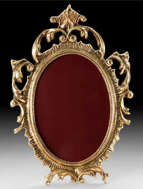 Casa Padrino Luxus Barock Bilderrahmen Gold 16 x H. 24 cm - Handgefertigter Barockstil Bronze Bilderrahmen - Barock Deko Accessoires - Edel & Prunkvoll Knallerangebot