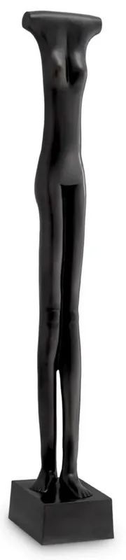 Casa Padrino Luxus Deko Skulptur Bronze 18 x 24,5 x H. 131,5 cm - Abstrakte Messing Deko Figur - Wohnzimmer Deko - Büro Deko - Deko Accessoires - Luxus Kollektion Angebot