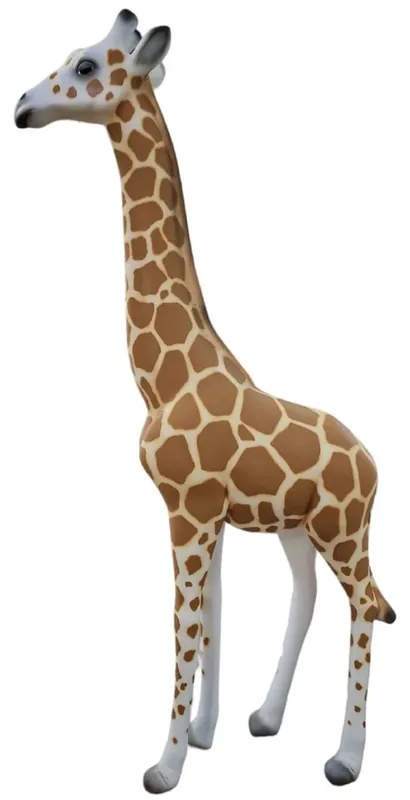 Meistverkauft Casa Padrino Luxus Deko Skulptur Giraffe Braun / Beige / Weiß / Schwarz H. 205 cm - Riesige Gartenskulptur - Lebensgroße Skulptur - XXL Deko Skulptur - XXL Deko Figur - XXL Tierfigur