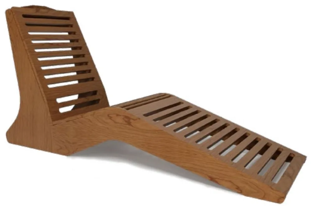 Casa Padrino Luxus Liege Braun 168 x 56 x H. 91 cm - Handgefertigte Gartenliege - Poolliege - Saunaliege - Garten Möbel - Pool Möbel - Sauna Möbel - Luxus Qualität - Made in Italy Letzte Chance