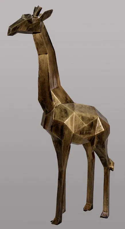 Online Kaufen Casa Padrino Luxus Designer Deko Skulptur Giraffe Antik Gold H. 200 cm - Riesige Gartenskulptur - Lebensgroße Skulptur - XXL Deko Skulptur - XXL Deko Figur - XXL Tierfigur