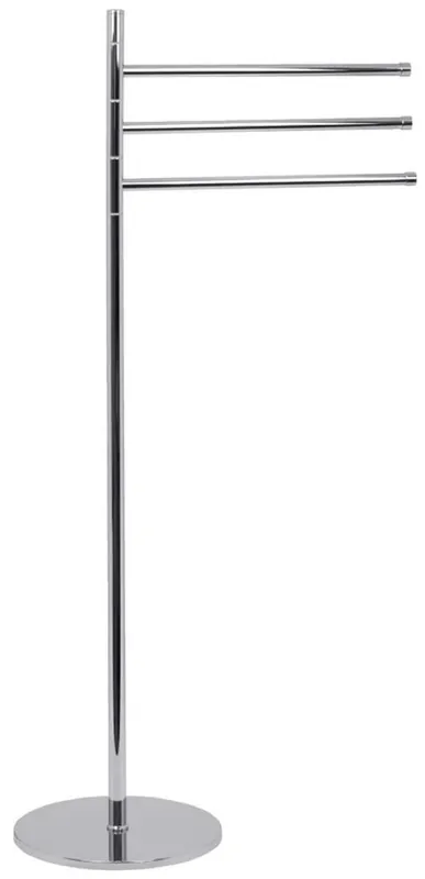 Schnäppchen Casa Padrino Luxus Badezimmer Handtuchhalter Silber Ø 24 x 33,5 x H. 94 cm - Freistehender Messing Handtuchhalter - Badezimmer Möbel - Hotel Möbel - Luxus Qualität - Made in Italy